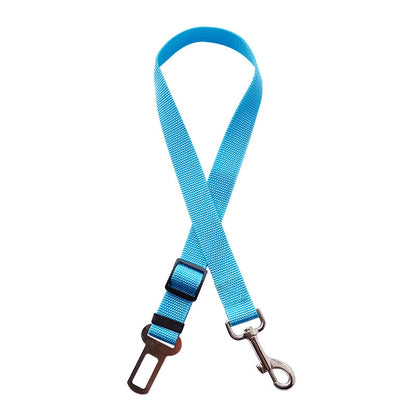 Adjustable Pet Car Seat Belt – Safety Harness Clip for Dogs & Cats
