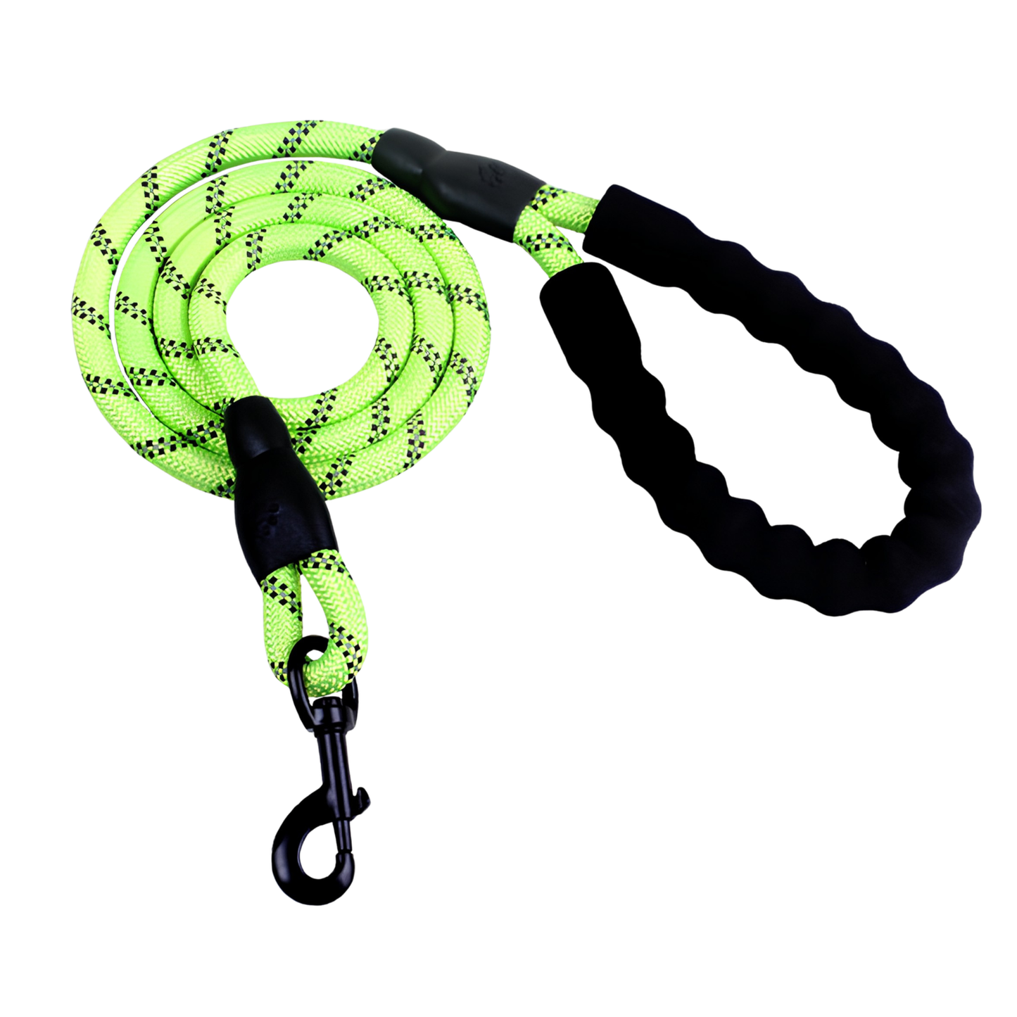 Reflective Heavy Duty Dog Leash – Comfortable Rope Lead for Small, Medium & Large Dogs