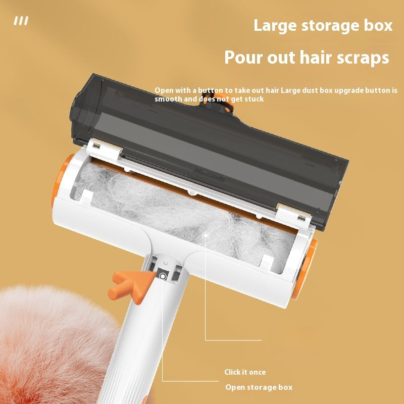 2-in-1 Reusable Pet Hair Remover Roller & Lint Cleaner Brush