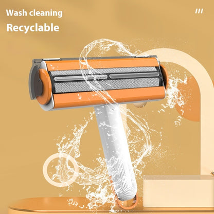2-in-1 Reusable Pet Hair Remover Roller & Lint Cleaner Brush