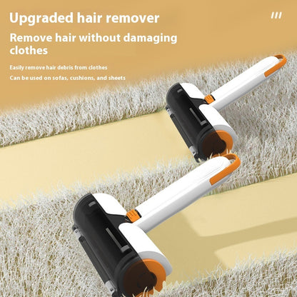 2-in-1 Reusable Pet Hair Remover Roller & Lint Cleaner Brush
