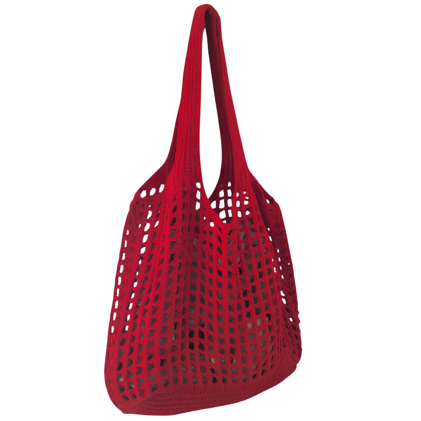 Bolso tote playero de crochet