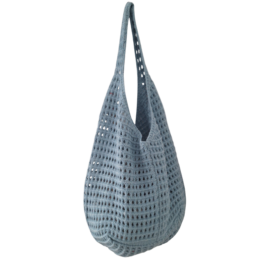 Bolso tote playero de crochet